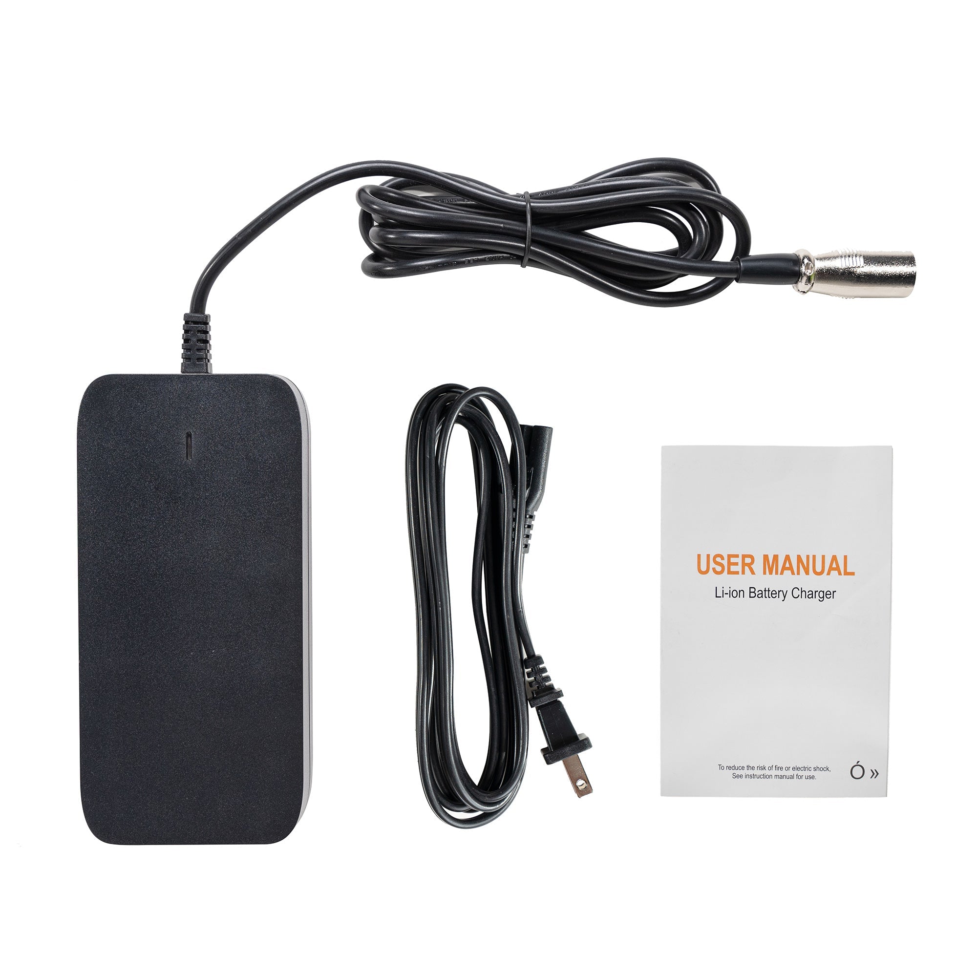 Rattan LM/LF Battery Charger 48V 2A (With 3-pin plug connector)