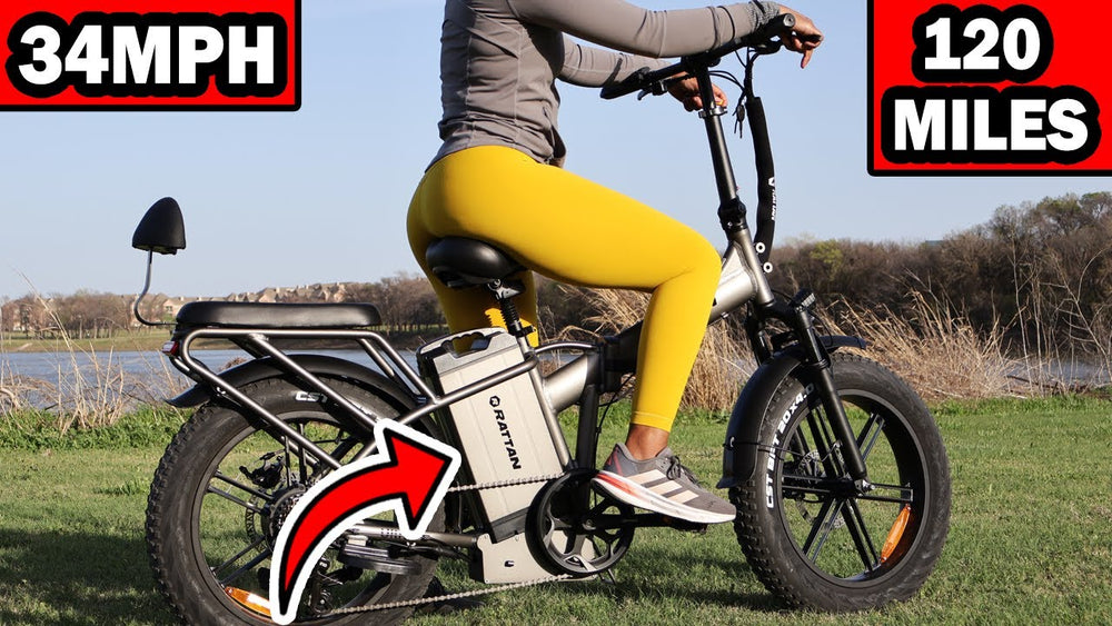 Best CHEAP FAST Electric Bike For LONG RANGE - 2025 Rattan LM Ultra Folding EBike Review - 1000W